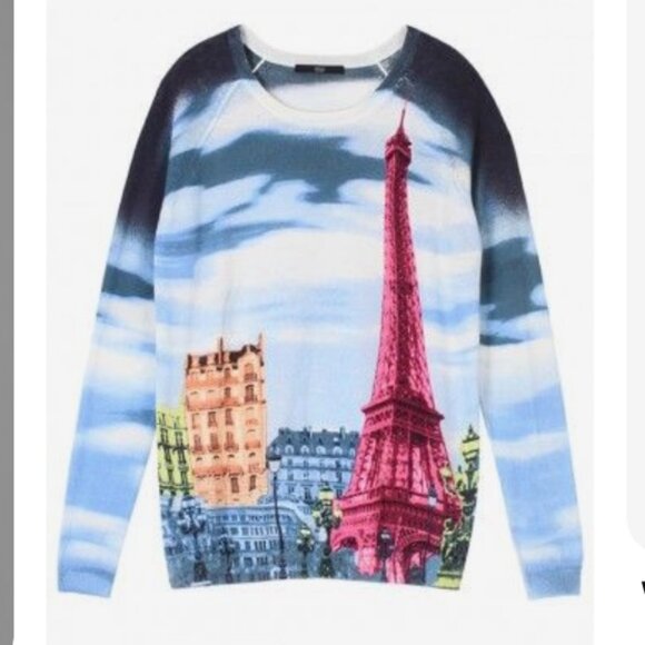 Tibi Paris Eiffel Tower Sweater (small) - Picture 2 of 6